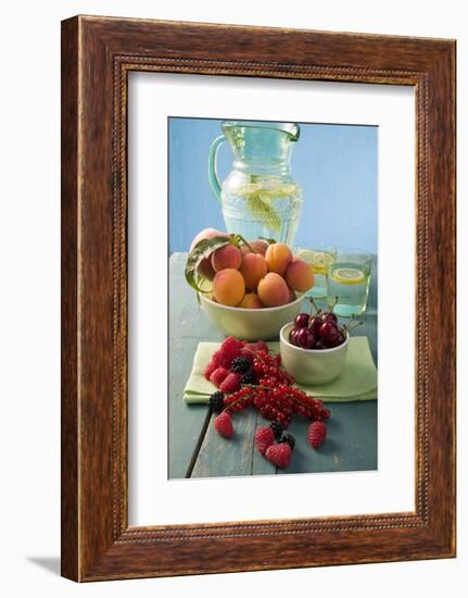Mixed Fruit with Lemonade-Eising Studio - Food Photo and Video-Framed Photographic Print