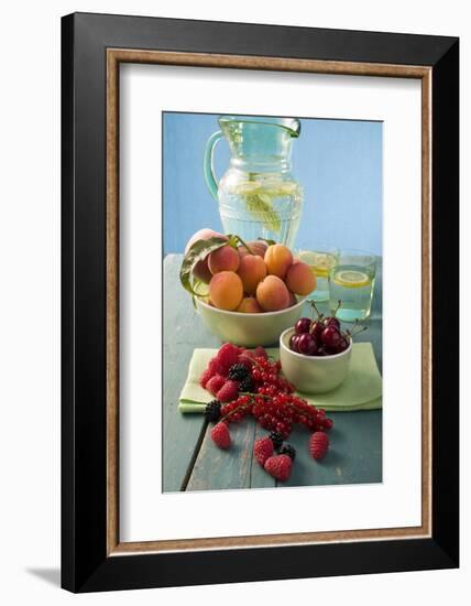 Mixed Fruit with Lemonade-Eising Studio - Food Photo and Video-Framed Photographic Print