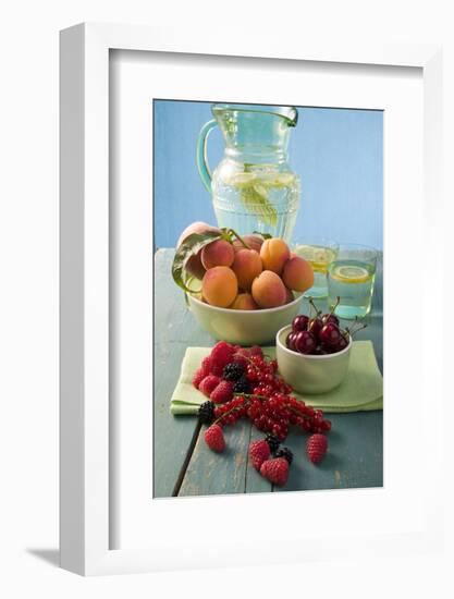 Mixed Fruit with Lemonade-Eising Studio - Food Photo and Video-Framed Photographic Print