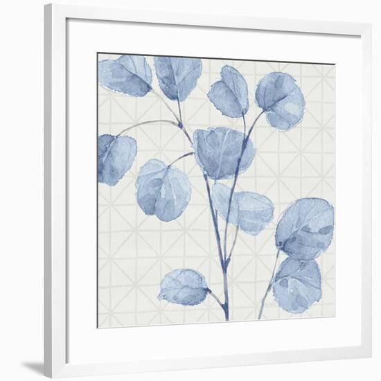 Mixed Greens LII Blue-Lisa Audit-Framed Art Print