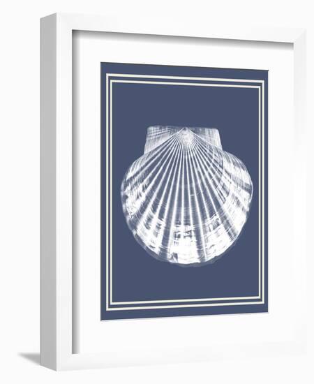 Mixed Nautical White on Indigo Blue b-Fab Funky-Framed Premium Giclee Print