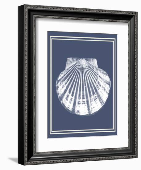 Mixed Nautical White on Indigo Blue b-Fab Funky-Framed Premium Giclee Print