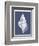 Mixed Nautical White on Indigo Blue c-Fab Funky-Framed Premium Giclee Print