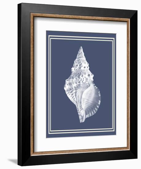 Mixed Nautical White on Indigo Blue c-Fab Funky-Framed Premium Giclee Print