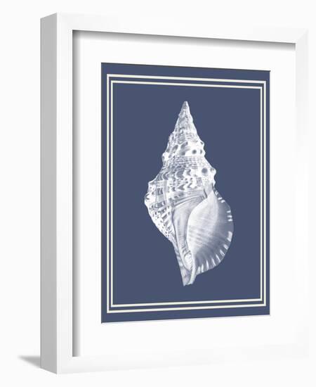 Mixed Nautical White on Indigo Blue c-Fab Funky-Framed Premium Giclee Print