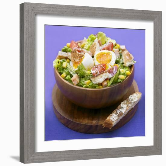 Mixed Salad with Chicken Breast and Egg-Bernard Radvaner-Framed Photographic Print