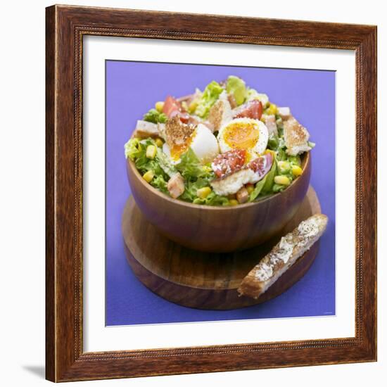 Mixed Salad with Chicken Breast and Egg-Bernard Radvaner-Framed Photographic Print