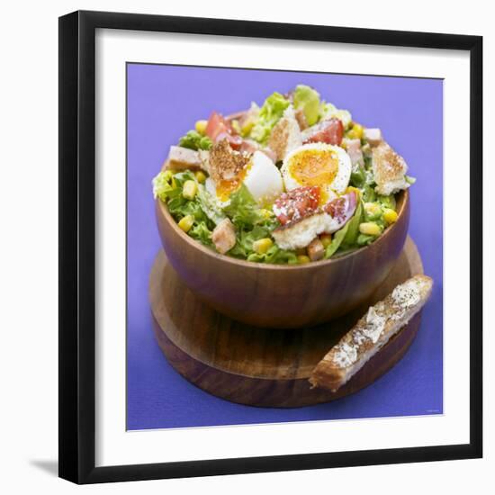 Mixed Salad with Chicken Breast and Egg-Bernard Radvaner-Framed Photographic Print