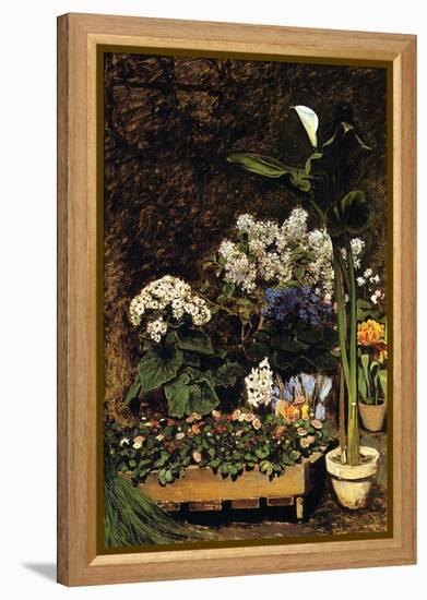 Mixed Spring Flowers-Pierre-Auguste Renoir-Framed Stretched Canvas