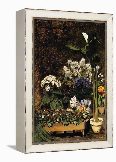 Mixed Spring Flowers-Pierre-Auguste Renoir-Framed Stretched Canvas