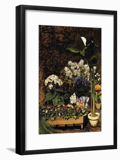 Mixed Spring Flowers-Pierre-Auguste Renoir-Framed Art Print