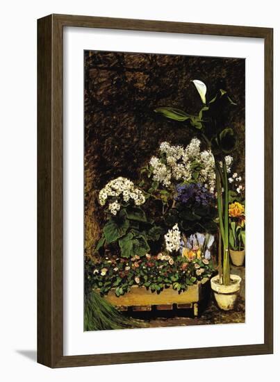 Mixed Spring Flowers-Pierre-Auguste Renoir-Framed Art Print