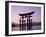 Miyajima Island / ItsUKushima Shrine / Torii Gate / Sunset, Honshu, Japan-Steve Vidler-Framed Photographic Print