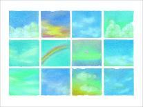 Sounds in the Universe: Dove Tree, and Sun-Miyuki Hasekura-Framed Giclee Print