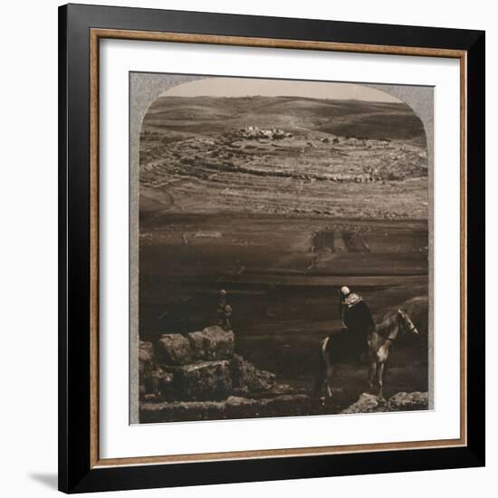 'Mizpeh, with Jacob's Pllar of Stones', c1900-Unknown-Framed Photographic Print