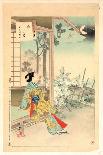 The Entrance to the Tea Rooms, C1886-1908-Mizuno Toshikata-Framed Giclee Print