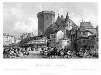 Market Place, Angoulême, France, 19th Century-MJ Starling-Giclee Print