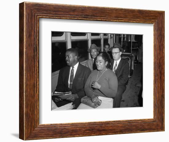 MLK Abernathy Ride Bus 1956-Harold Valentine-Framed Photographic Print