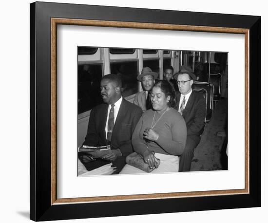 MLK Abernathy Ride Bus 1956-Harold Valentine-Framed Photographic Print