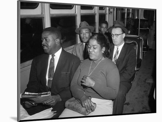 MLK Abernathy Ride Bus 1956-Harold Valentine-Mounted Photographic Print