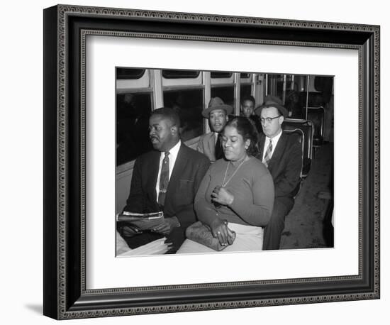 MLK Abernathy Ride Bus 1956-Harold Valentine-Framed Photographic Print