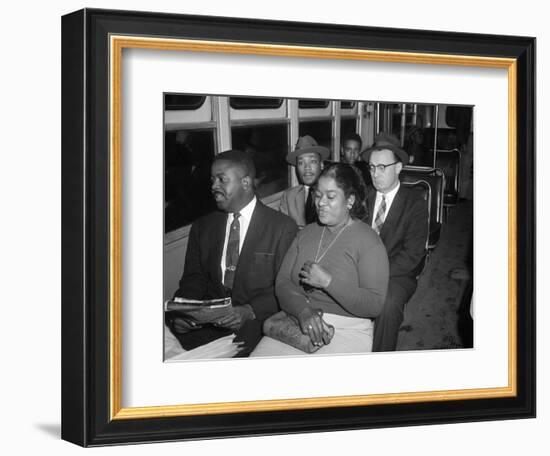 MLK Abernathy Ride Bus 1956-Harold Valentine-Framed Photographic Print