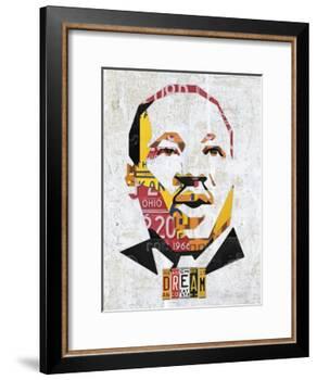 MLK Dream Portrait-Design Turnpike-Framed Giclee Print