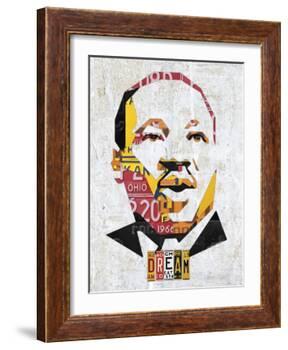 MLK Dream Portrait-Design Turnpike-Framed Giclee Print