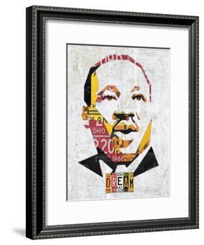 MLK Dream Portrait-Design Turnpike-Framed Giclee Print