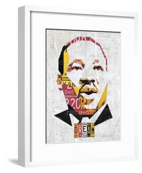 MLK Dream Portrait-Design Turnpike-Framed Giclee Print