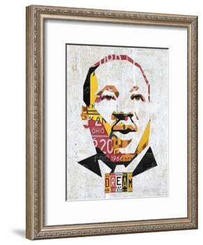 MLK Dream Portrait-Design Turnpike-Framed Giclee Print