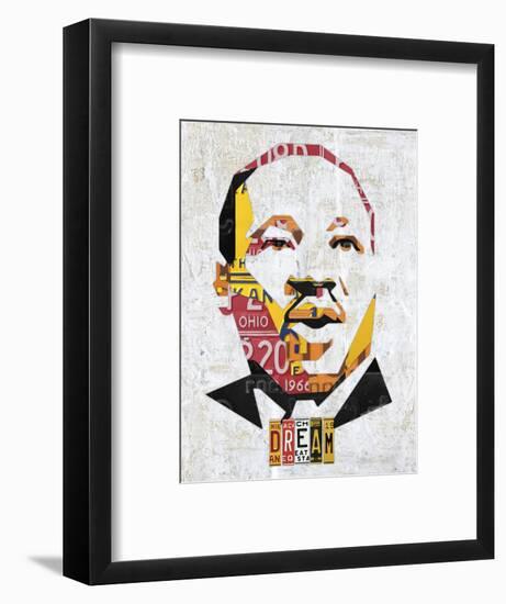 MLK Dream Portrait-Design Turnpike-Framed Giclee Print