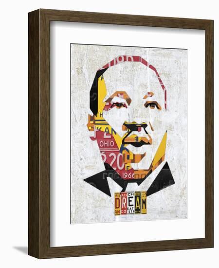 MLK Dream Portrait-Design Turnpike-Framed Giclee Print