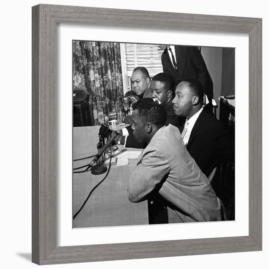 MLK Freedom Rides 1961-RWT-Framed Photographic Print