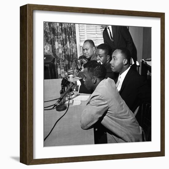 MLK Freedom Rides 1961-RWT-Framed Photographic Print