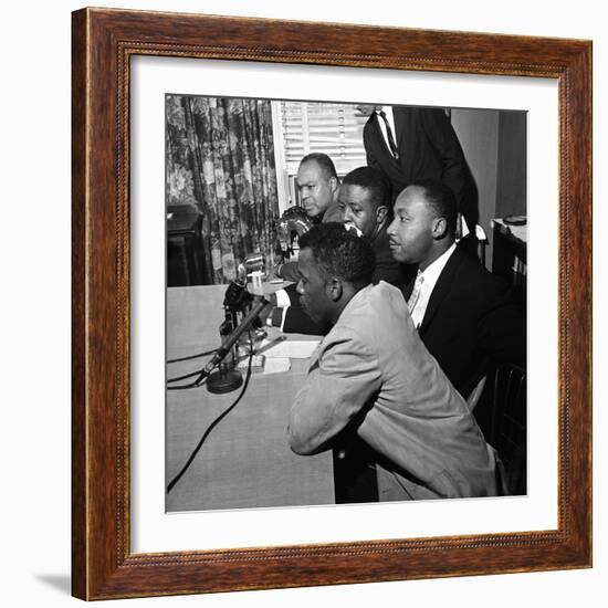 MLK Freedom Rides 1961-RWT-Framed Photographic Print