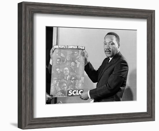 MLK Poor Peoples Campaign Poster 1968-Horace Cort-Framed Photographic Print