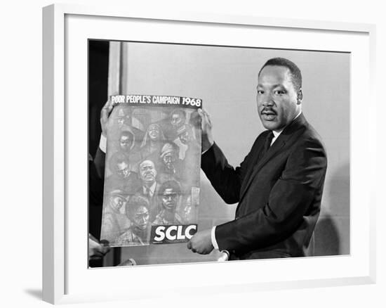 MLK Poor Peoples Campaign Poster 1968-Horace Cort-Framed Photographic Print
