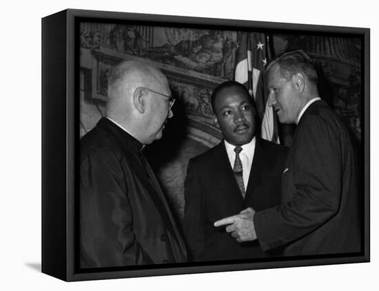 MLK Spellman Rockefeller 1962-Associated Press-Framed Premier Image Canvas