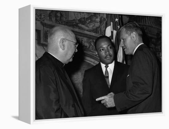 MLK Spellman Rockefeller 1962-Associated Press-Framed Premier Image Canvas