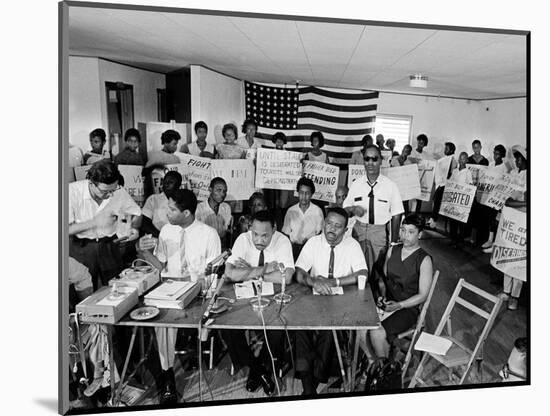 MLK St Augustine Boycott 1964-null-Mounted Photographic Print