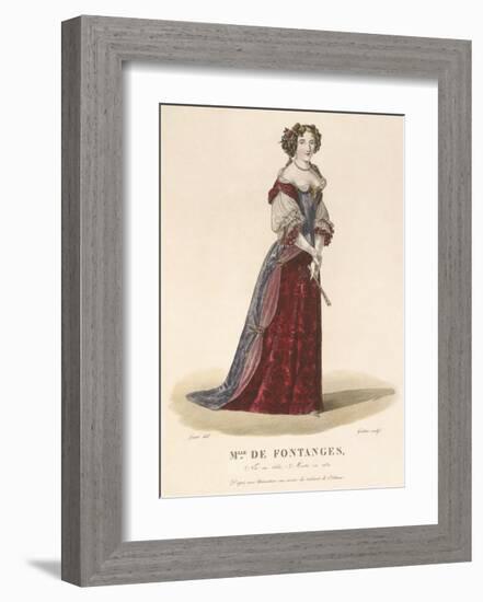 Mlle de Fontanges-Louis-Marie Lante-Framed Premium Giclee Print