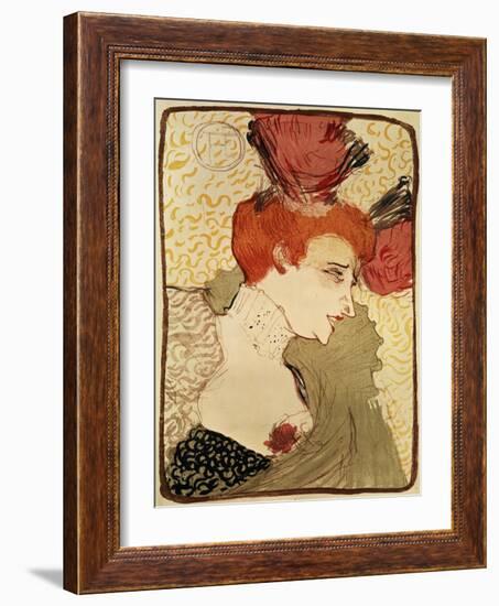 Mlle. Marcelle Lender, 1895-Henri de Toulouse-Lautrec-Framed Giclee Print