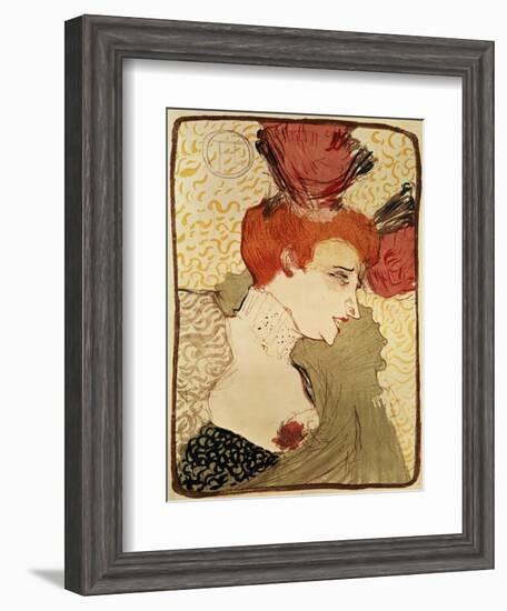 Mlle. Marcelle Lender, 1895-Henri de Toulouse-Lautrec-Framed Giclee Print