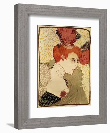 Mlle. Marcelle Lender, 1895-Henri de Toulouse-Lautrec-Framed Giclee Print