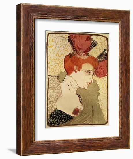 Mlle. Marcelle Lender, 1895-Henri de Toulouse-Lautrec-Framed Giclee Print