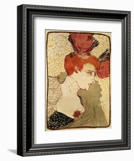 Mlle. Marcelle Lender, 1895-Henri de Toulouse-Lautrec-Framed Giclee Print