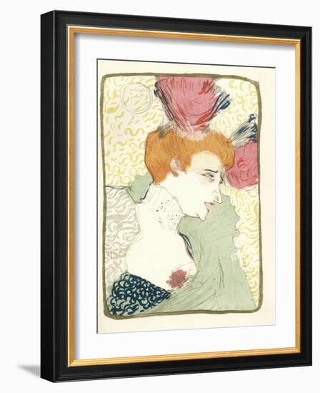 Mlle. Marcelle Lender En Buste-Henri de Toulouse-Lautrec-Framed Giclee Print