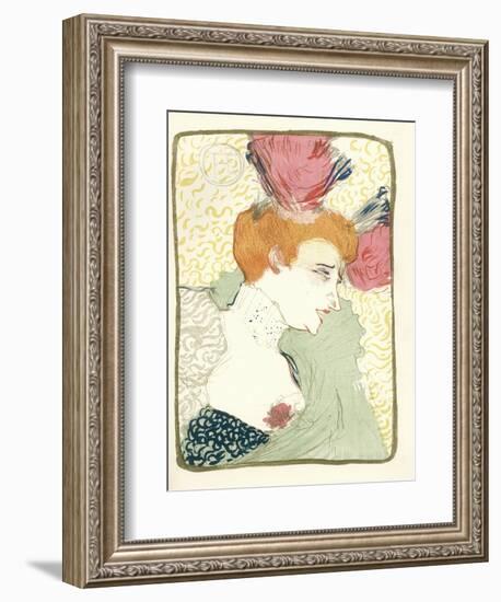 Mlle. Marcelle Lender En Buste-Henri de Toulouse-Lautrec-Framed Giclee Print