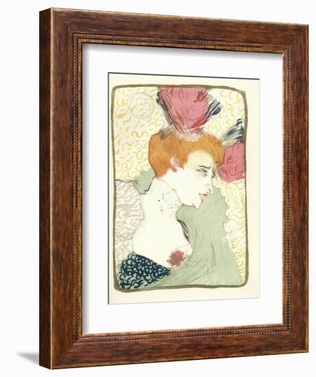 Mlle. Marcelle Lender En Buste-Henri de Toulouse-Lautrec-Framed Giclee Print